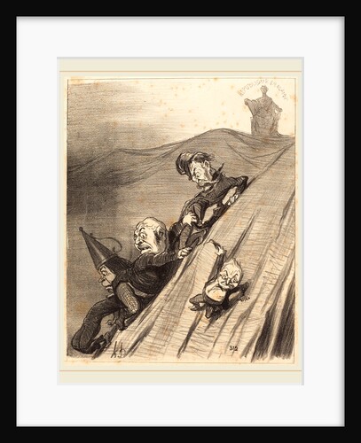 Un Chemin dangereux, 1851 by Honoré Daumier