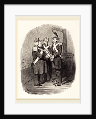 Expliquez-moi donc, monsieur Badoulard, 1851 by Honoré Daumier