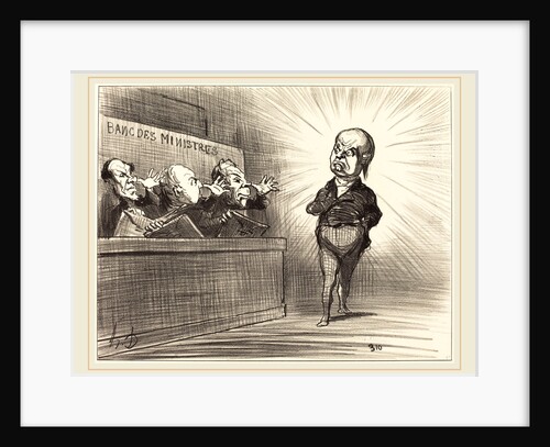 Ce n'est pas encore cette fois-ci, 1851 by Honoré Daumier