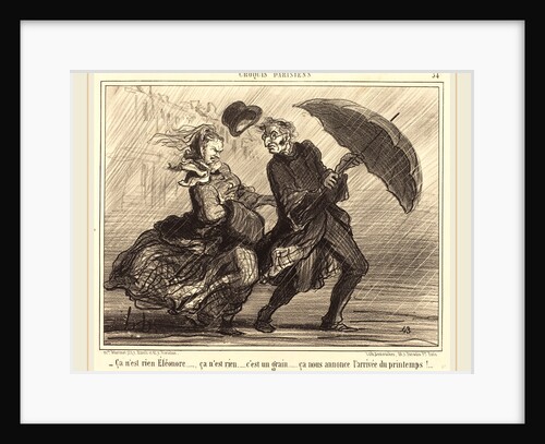 ça n'est rien Éléonoreca n'est rien by Honoré Daumier