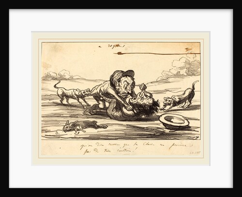 Qu'on dise encore que la chasse, 1864 by Honoré Daumier