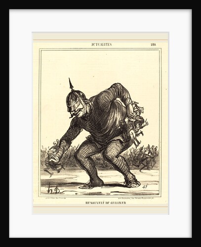 Renouvele de Gulliver, 1866 by Honoré Daumier