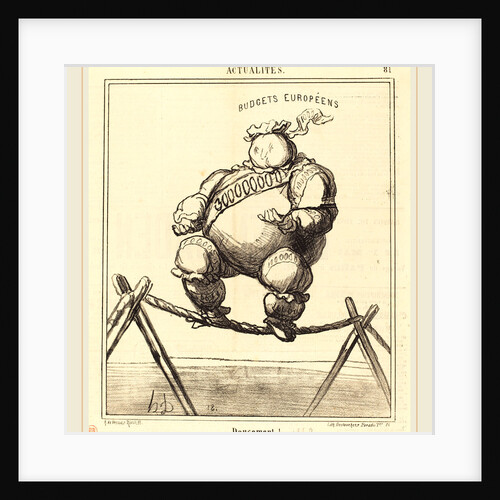 Doucement!, 1868 by Honoré Daumier
