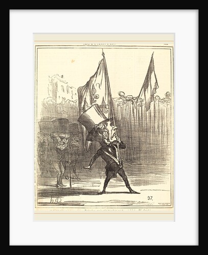 Regardez, mais n'y touchez pas!, 1871 by Honoré Daumier