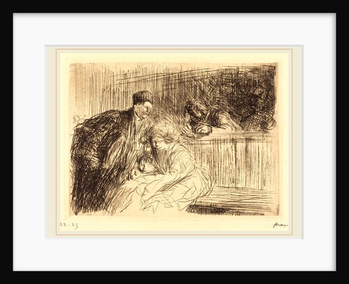 The Lawyer Talking to the Prisoner (second plate) by Jean-Louis Forain