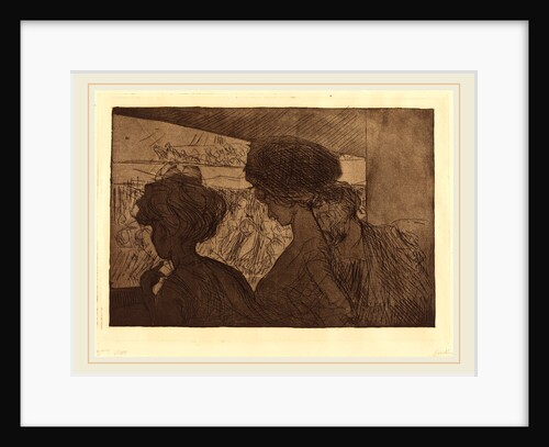 Lower Box at the Theater by Jean-Louis Forain