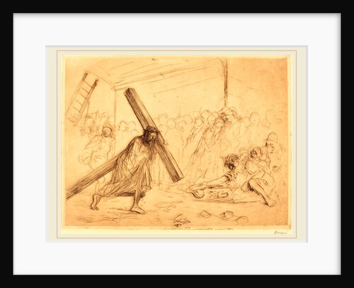 Christ Carrying the Cross (fourth plate) by Jean-Louis Forain