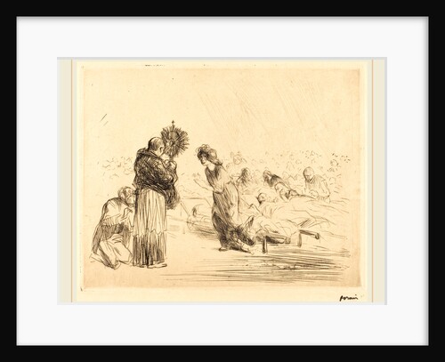 The Miracle before the Blessed Sacrament (fourth plate) by Jean-Louis Forain