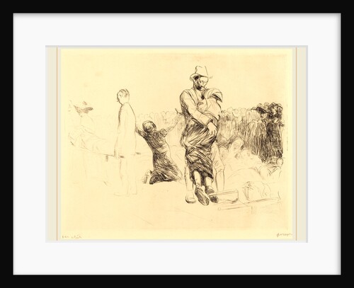 Lourdes, Transport of the Paralyzed by Jean-Louis Forain