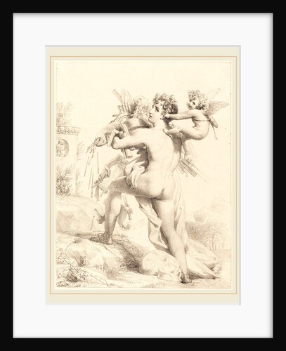 Grasp All, Lose All (Qui trop embrasse, mal etrient), c. 1816 by Baron Pierre-Narcisse Guerin