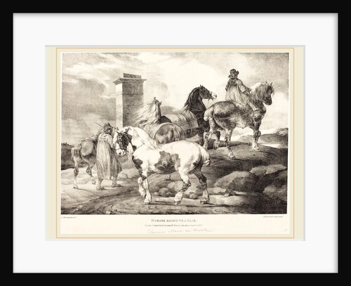 Horses Going to a Fair, 1821 by Théodore Gericault