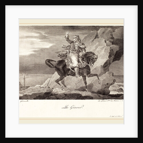 Le Giaour (The Infidel), 1820 by Théodore Gericault