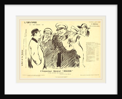 L'Inspecteur Général Revizor, 1898 by Hermann-Paul