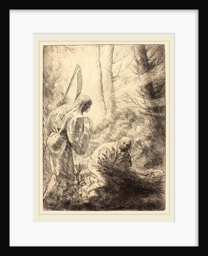 Death and the Woodcutter, 2nd plate by Alphonse Legros