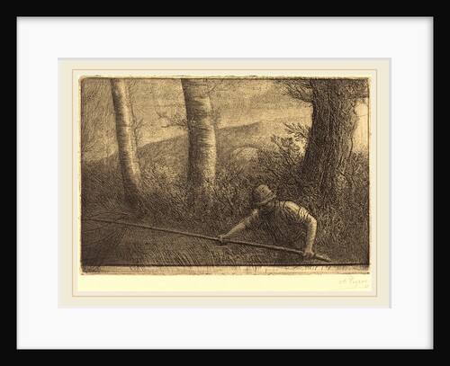Fisherman with a Hoop-net by Alphonse Legros