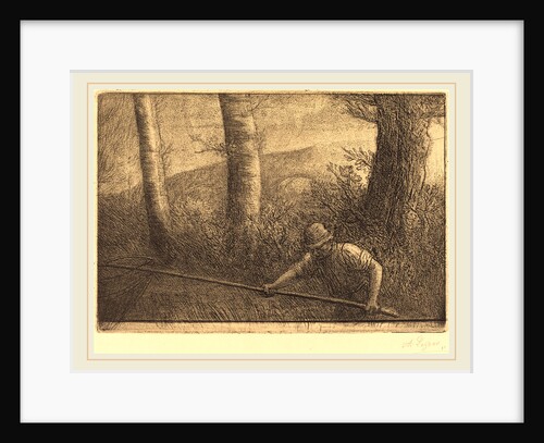 Fisherman with a Hoop-net by Alphonse Legros
