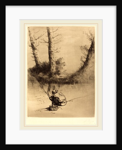 Angler by Alphonse Legros