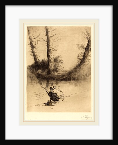 Angler by Alphonse Legros