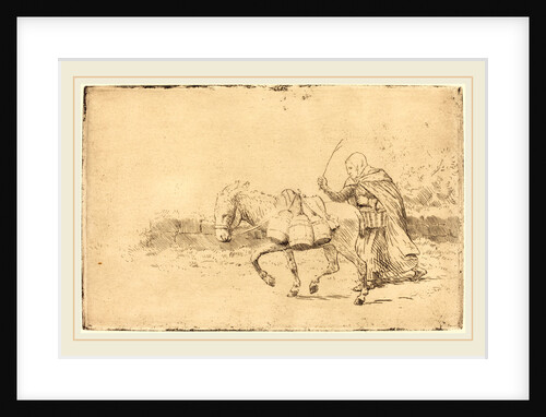Milkmaid of Boulogne, 1st plate by Alphonse Legros
