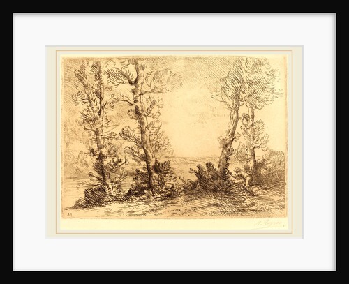 Salmon Fisher by Alphonse Legros