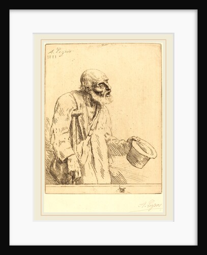 Beggar, 1881 by Alphonse Legros