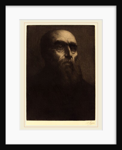 Head of a Man by Alphonse Legros