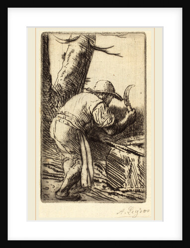 Fagot-cutter by Alphonse Legros