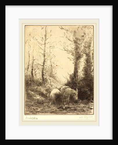 Farmer and His Donkey by Alphonse Legros
