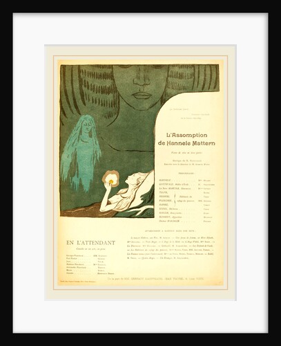 L'Assomption de Hannele Mattern; En l'attendant, 1894 by Paul Sérusier
