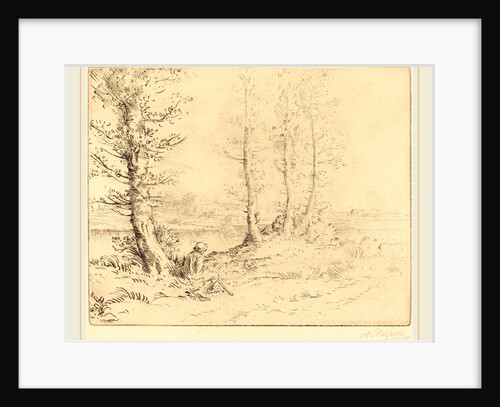 Along the River by Alphonse Legros