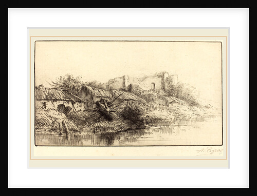 Abandoned Village by Alphonse Legros