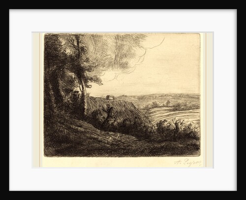 Landscape: Road to Horville by Alphonse Legros