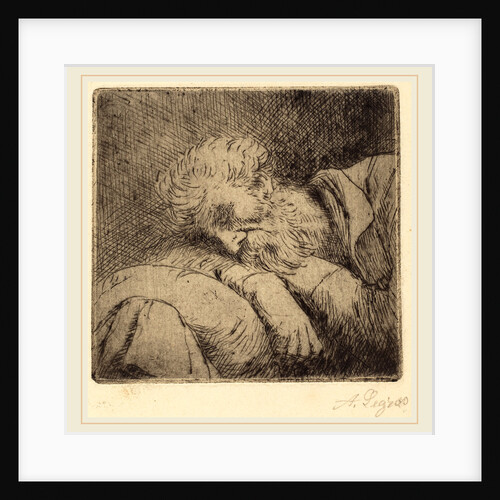 Sleeping Beggar by Alphonse Legros