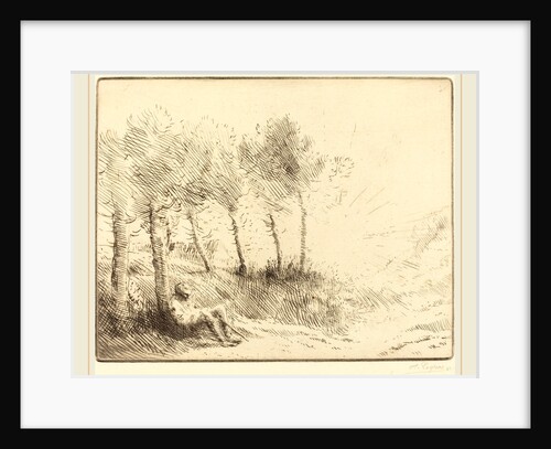 Landscape by Alphonse Legros