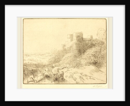 Old Chateau by Alphonse Legros