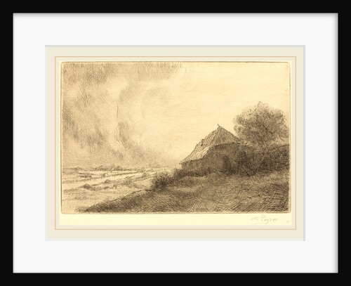 Hovel on a Hillside by Alphonse Legros