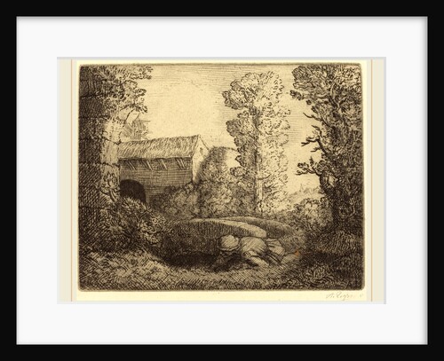 Bridge at the Mill by Alphonse Legros