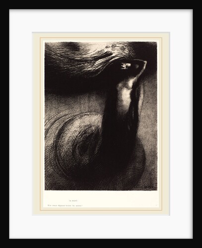 La Mort: Mon ironie depasse toutes les autres!, 1889 by Odilon Redon