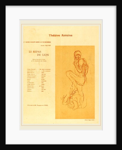 Le Repas du lion, 1897 by Anonymous