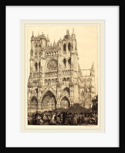 Amiens Cathedral, 1907 by Auguste Lepère