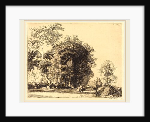 Path from St.-Gilles, St.-Jean-de-Monts, 1911 by Auguste Lepère