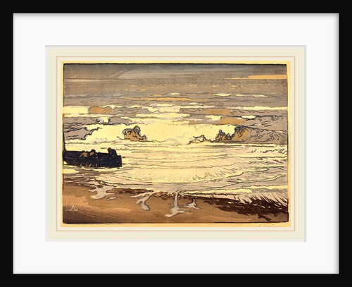 Unfurled Waves, Flood of September 1901, 1901 by Auguste Lepère