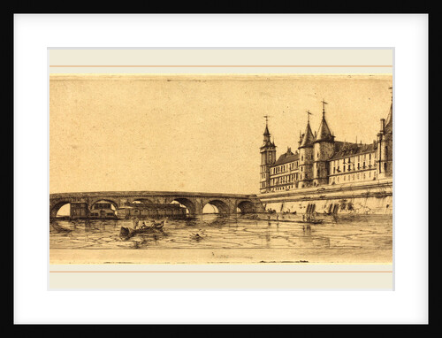 Le Pont-au-Change, Paris, 1854 by Charles Meryon