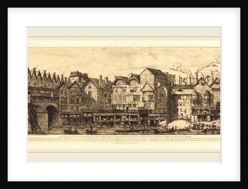 Partie de la Cité vers la fin du XVIIe siècle, 1861 by Charles Meryon