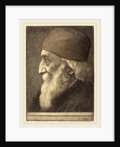 Self-Portrait, 13th plate, 1906 by Alphonse Legros