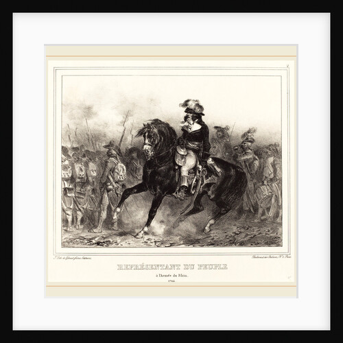 Representant du Peuple, 1834 by Auguste Raffet