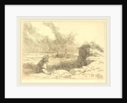 Landscape by Alphonse Legros