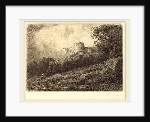 Landscape by Alphonse Legros