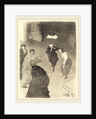 Emilienne d'Alencon et Mariquita?, 1893 by Henri-Gabriel Ibels