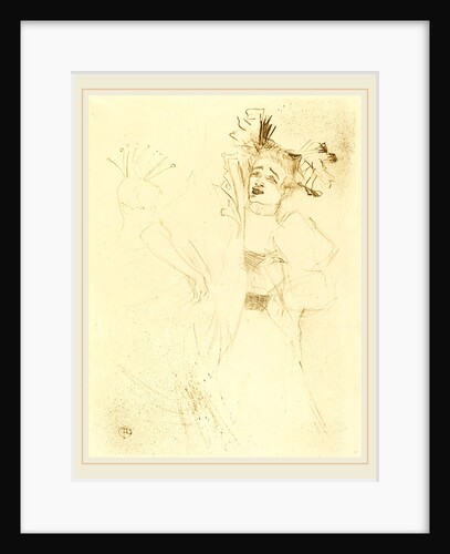 Lender Full Face in Chilperic, 1895 by Henri de Toulouse-Lautrec